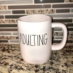 Rae Dunn ADULTING Mug